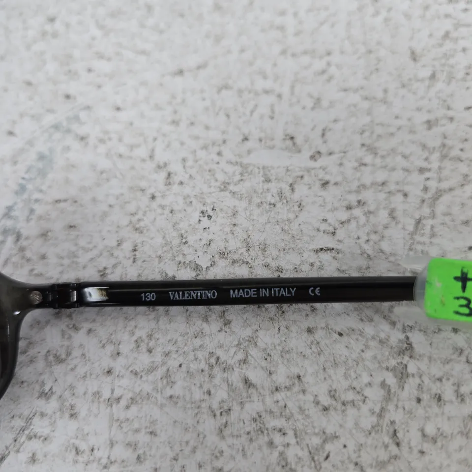 VALENTINO EYEGLASSES – BLACK RECTANGULAR FRAME, MADE IN ITALY