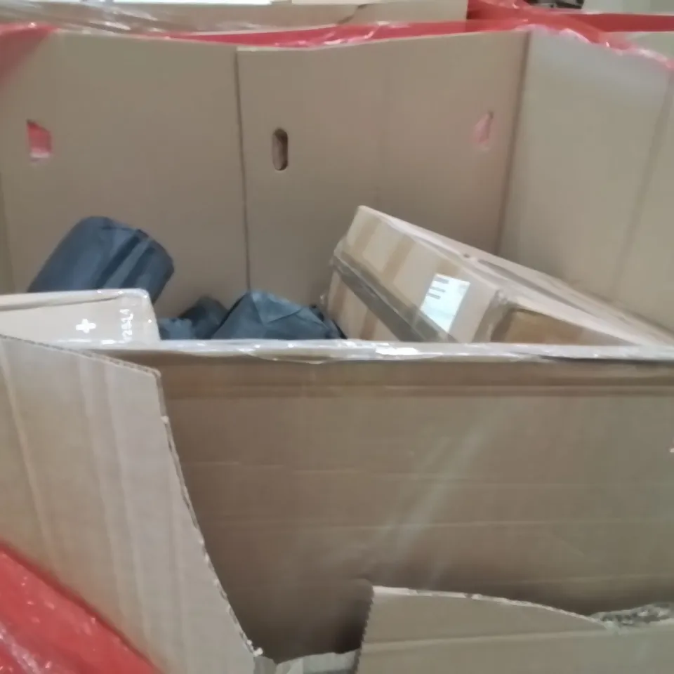 PALLET OF ASSORTED HOUSEHOLD GOODS AND PRODUCTS TO INCLUDE;PLANT CADDY,YOGA MAT 