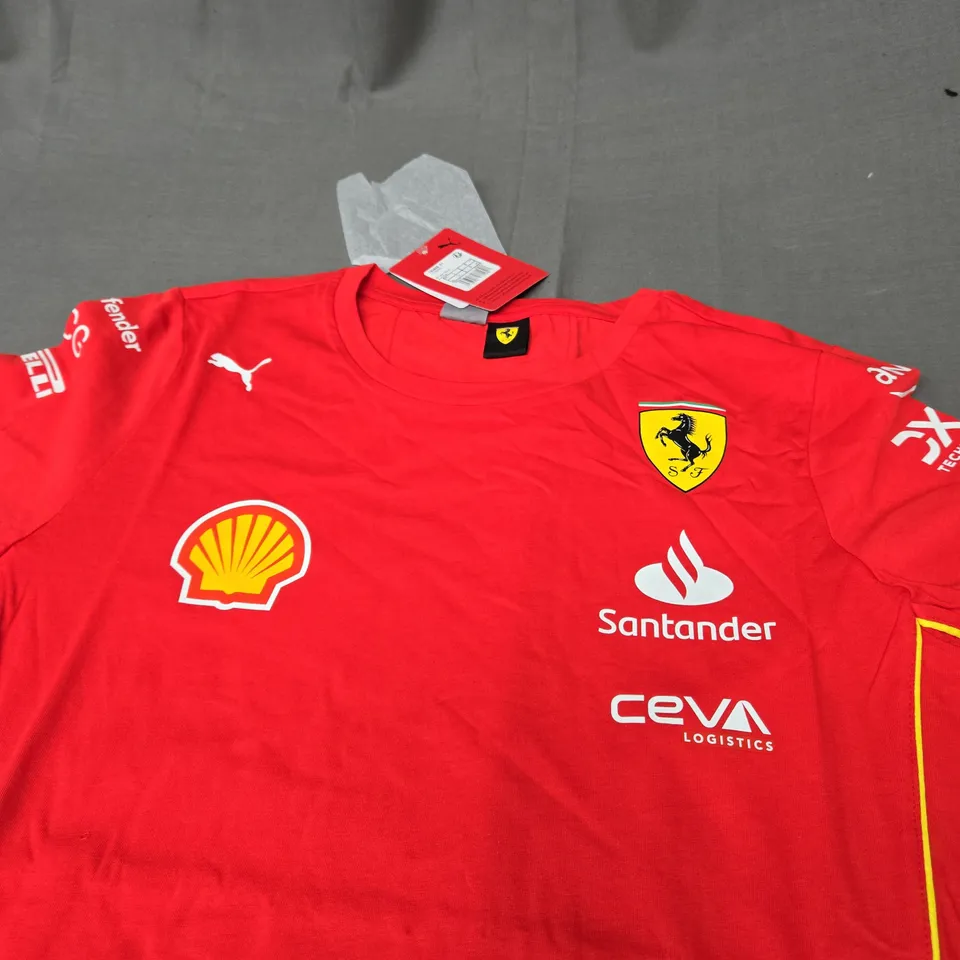 F1 FERRARI TEAM TEE - SIZE L