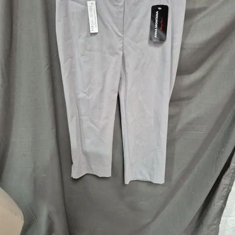 ANNA MONTANA ANGELIKA SLIM FIT TROUSERS – MAGIC SHAPE, LIGHT SILVER, EU 44