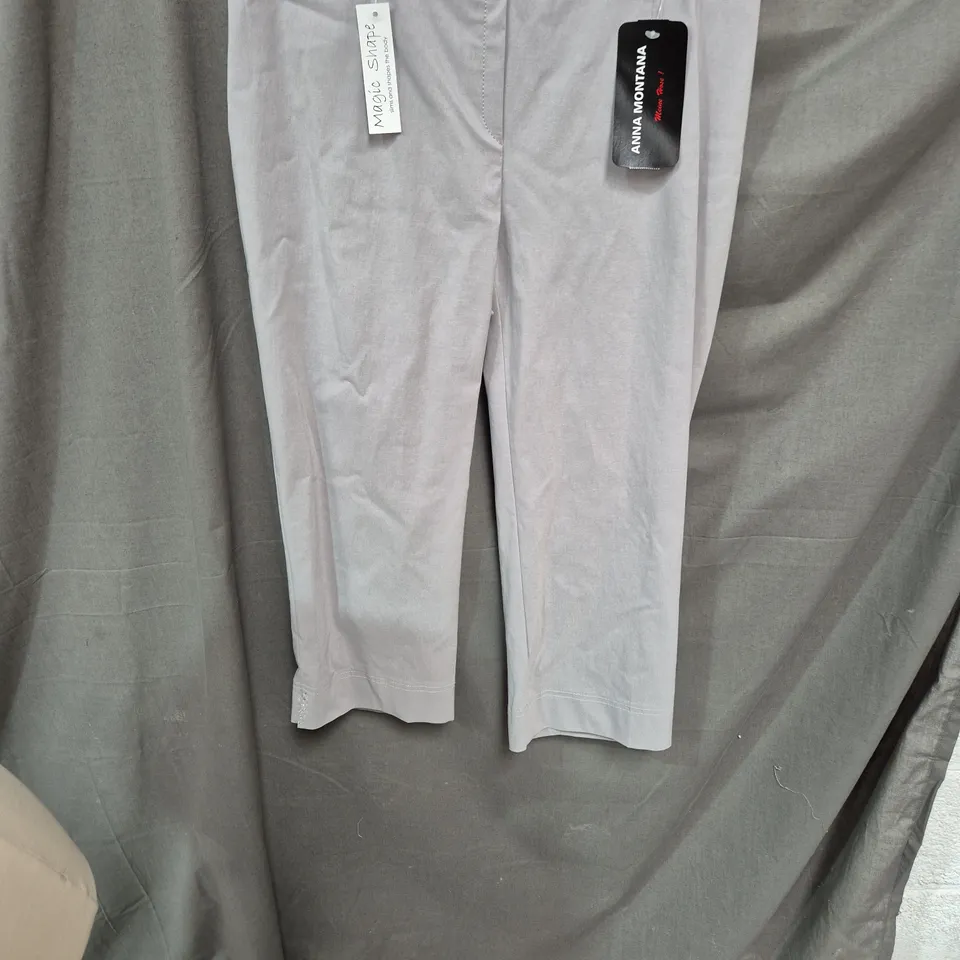 ANNA MONTANA ANGELIKA SLIM FIT TROUSERS – MAGIC SHAPE, LIGHT SILVER, EU 44