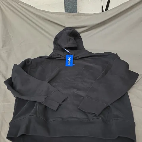 HUGO NAZARDO HOODIE IN BLACK SIZE L