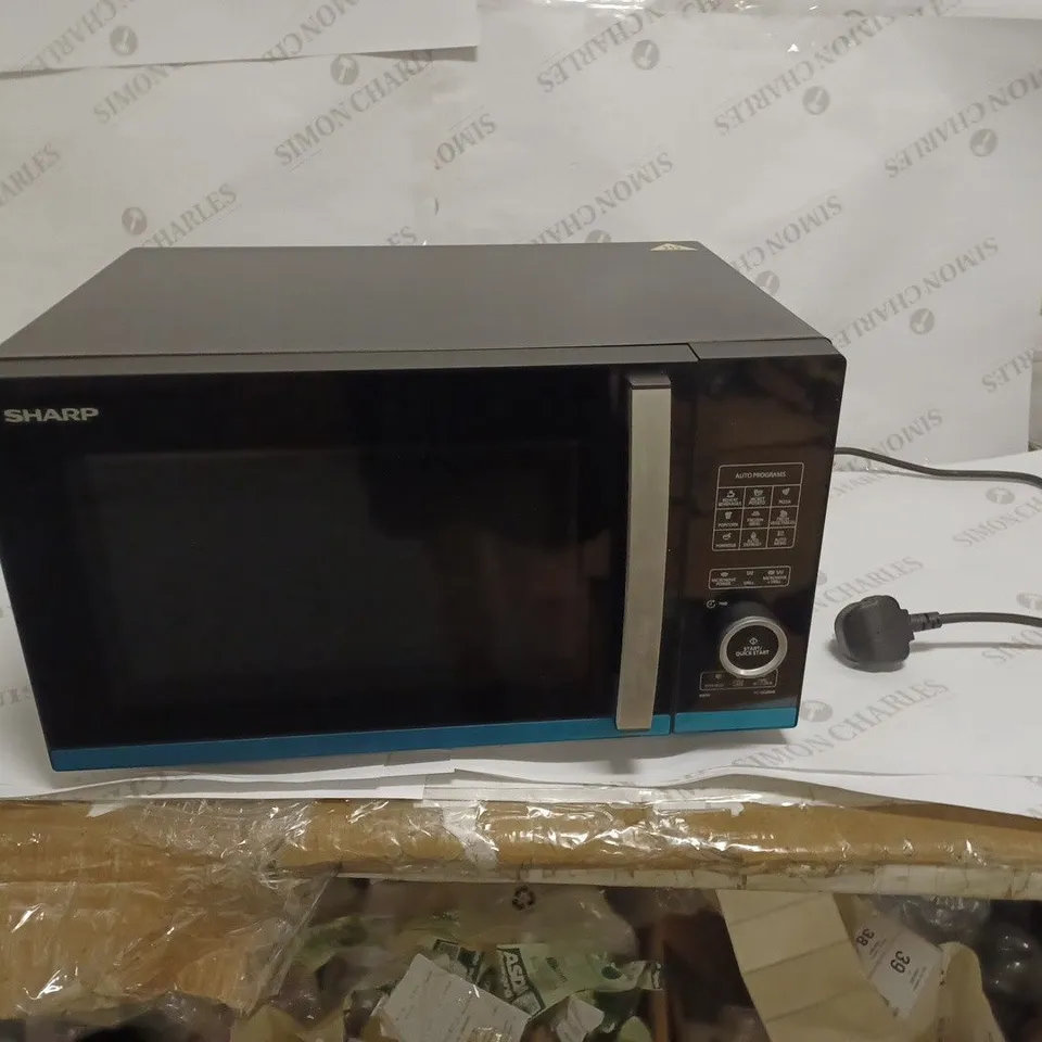 SHARP BLACK MICROWAVE 800W YC-QG204A