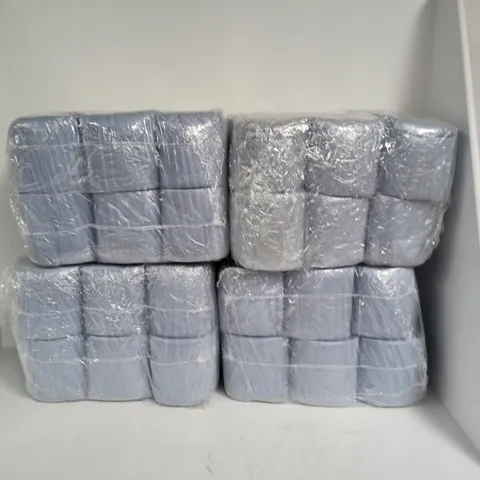 LOT OF 48 ROLLS OF BLUE PAPER TOWELS