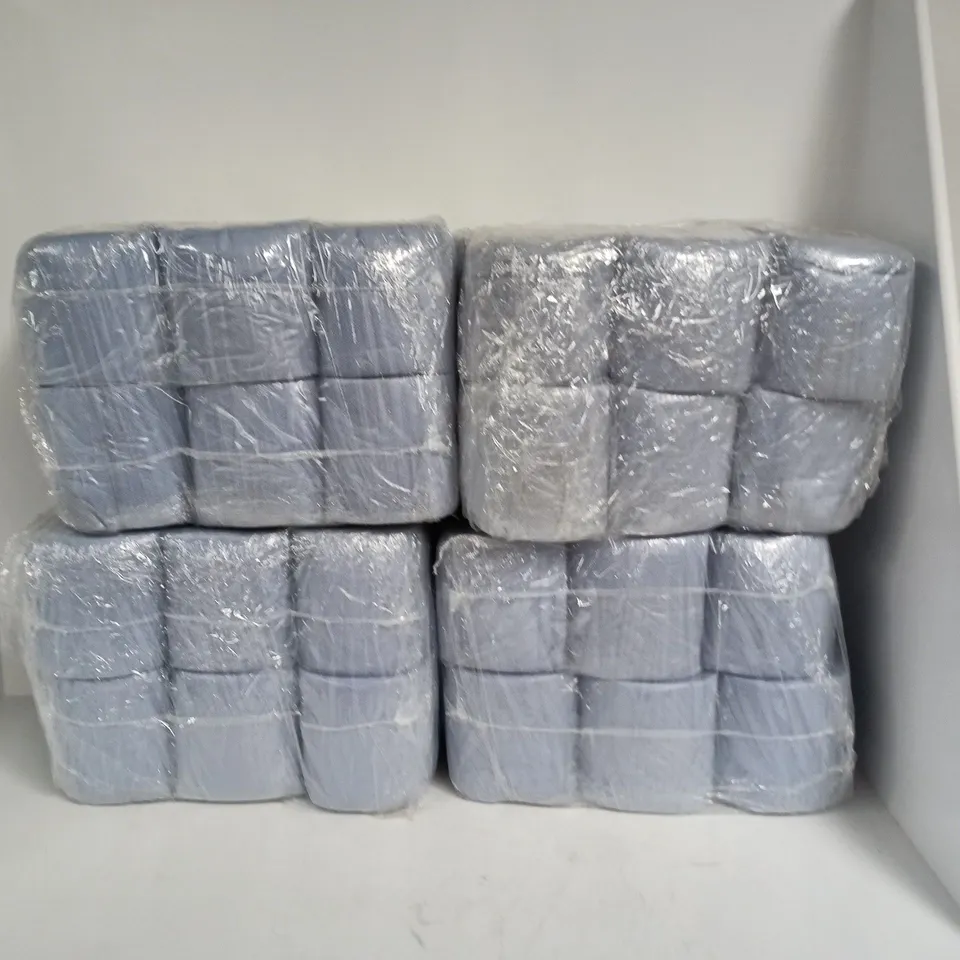 LOT OF 48 ROLLS OF BLUE PAPER TOWELS