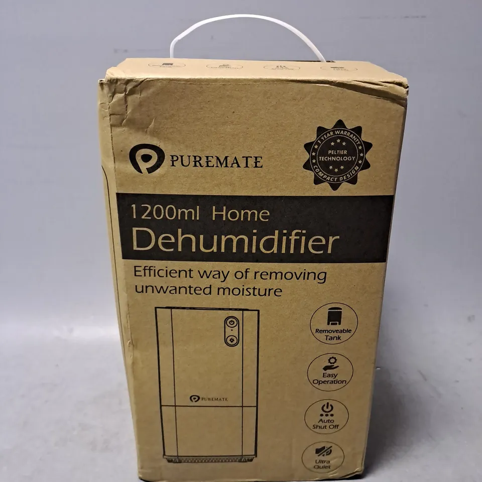 BOXED PUREMATE 1200ML HOME DEHUMIDIFIER 