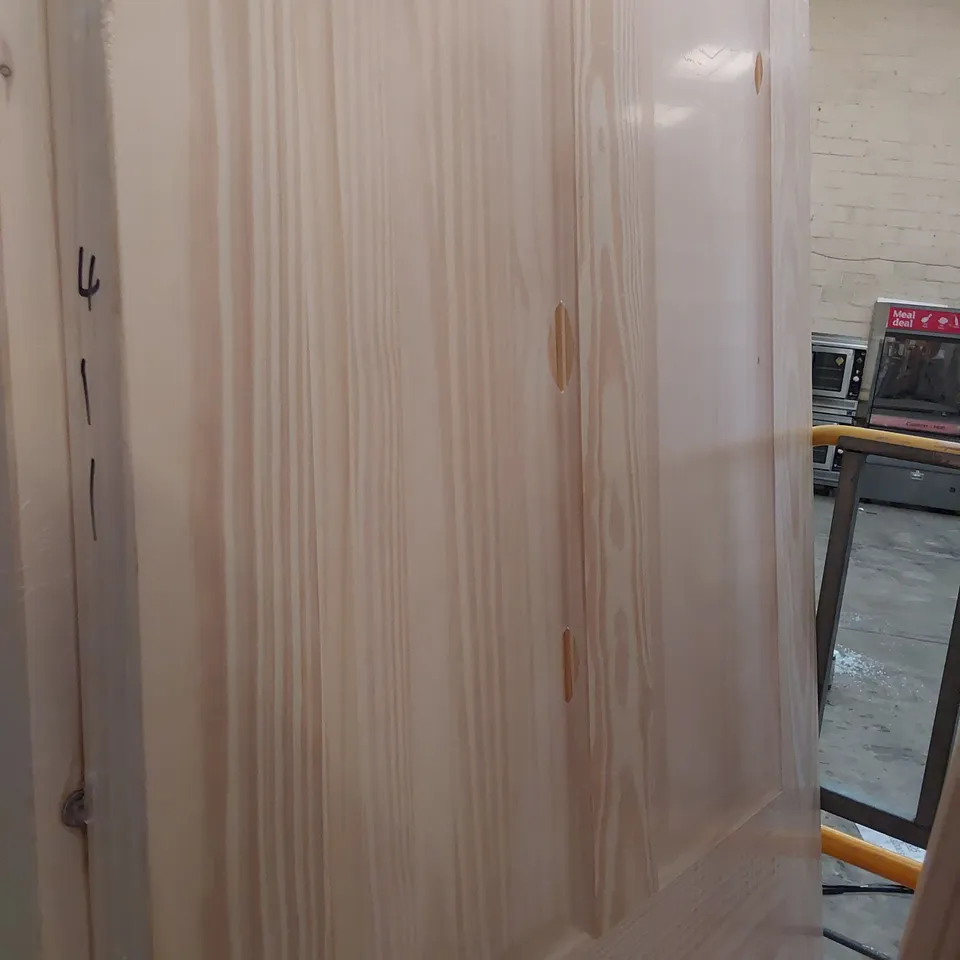 CLEAR PINE 4 PANEL VICTORIA FIRE DOOR 2040 × 826mpo
