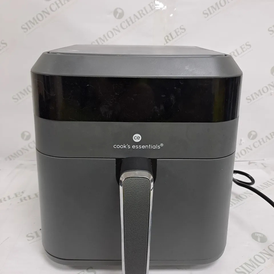 BOXED COOK'S ESSENTIALS 5.8L AIR FRYER IN SLATE GREY