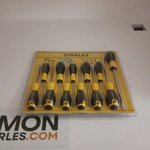 STANLEY 12 PIECE ESSENTIAL SCREWDRIVER SET