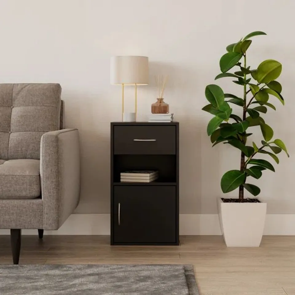 BOXED BARAA DRAWER BEDSIDE TABLE 