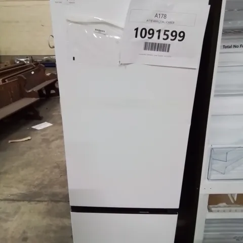 FRIDGEMASTER 50CM WIDE FREESTANDING FRIDGE FREEZER IN WHITE MC55265AF - UNPROCESSED RAW RETURN