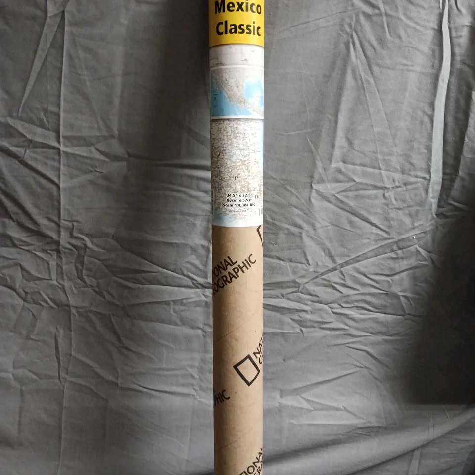 NATIONAL GEOGRAPHIC MEXICO CLASSIC MAP POSTER 