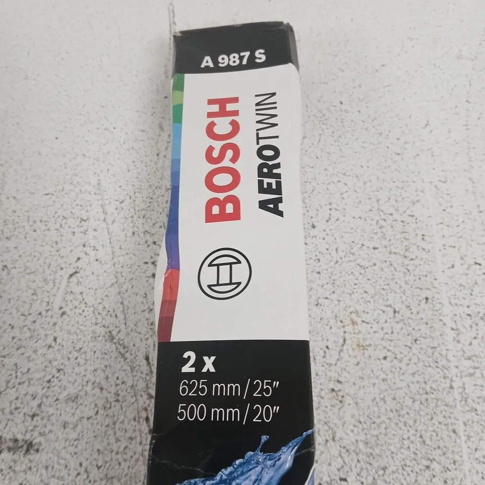 BOSCH AEROTWIN WINDSCREEN WIPER BLADES – 2X 625MM (25IN) AND 500MM (20IN)