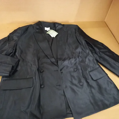 H&M BLACK BLAZER - EUR L