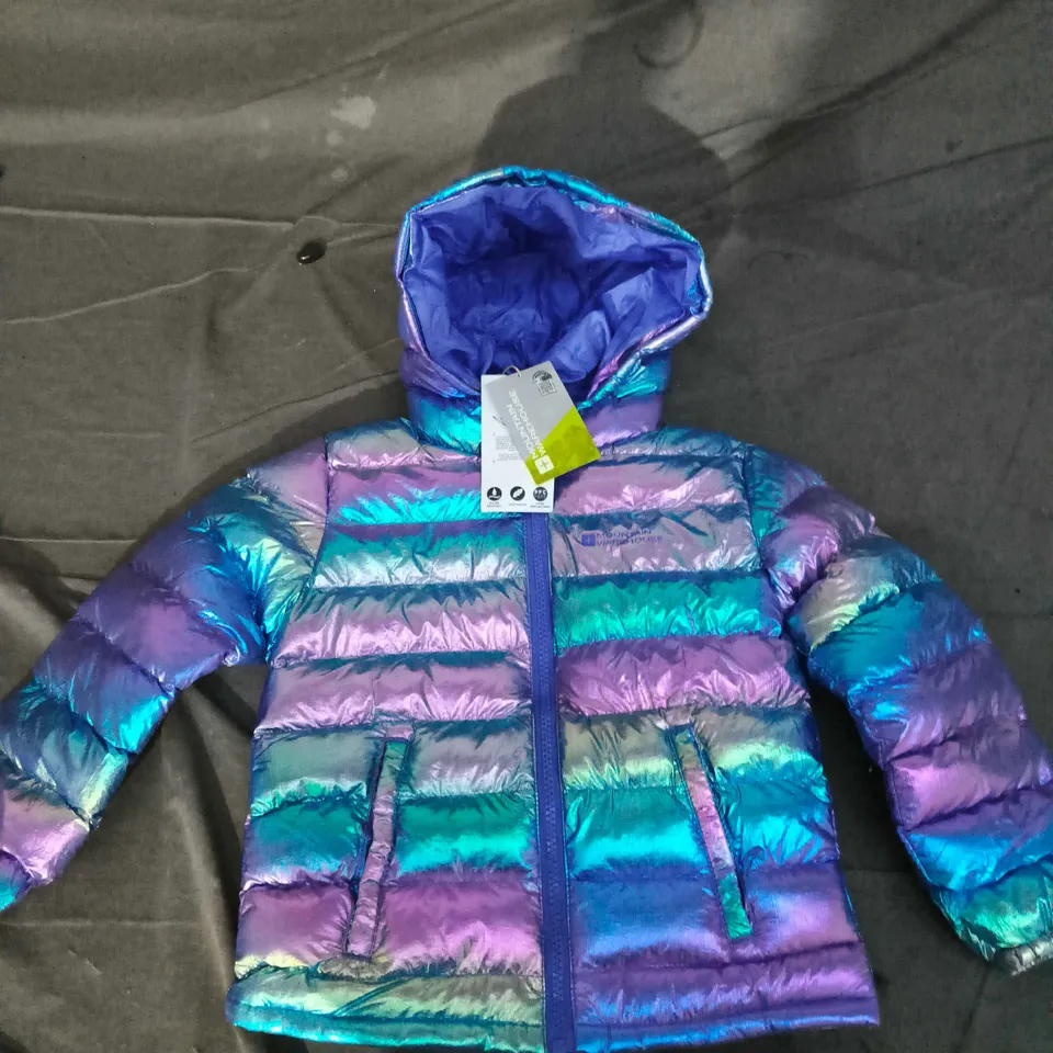 MOUNTAIN WAREHOUSE SEASONS 2 KIDS PADDED JACKET IN MERMAID - 3-4 YEARS