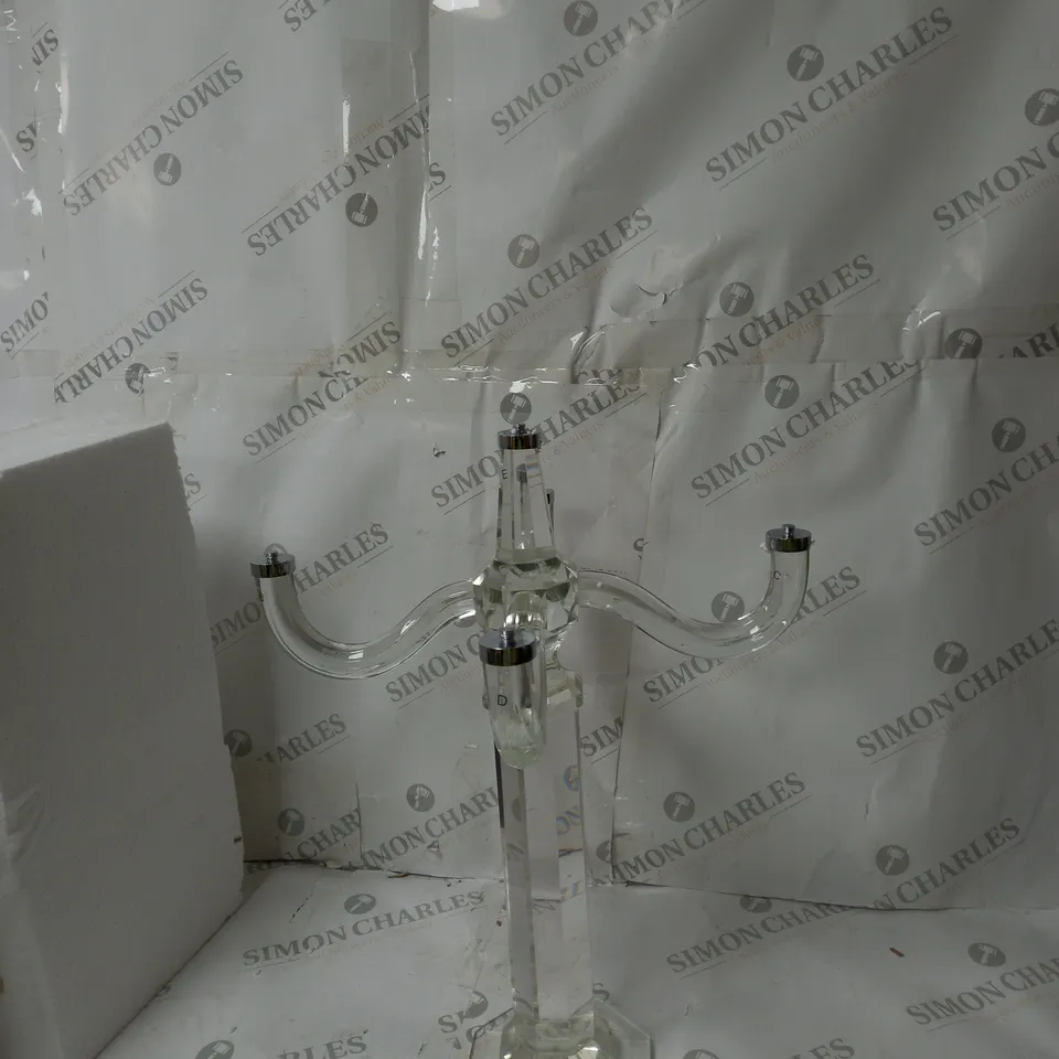 BOXED JM BY JULIEN MACDONALD CRYSTAL CANDELABRA 
