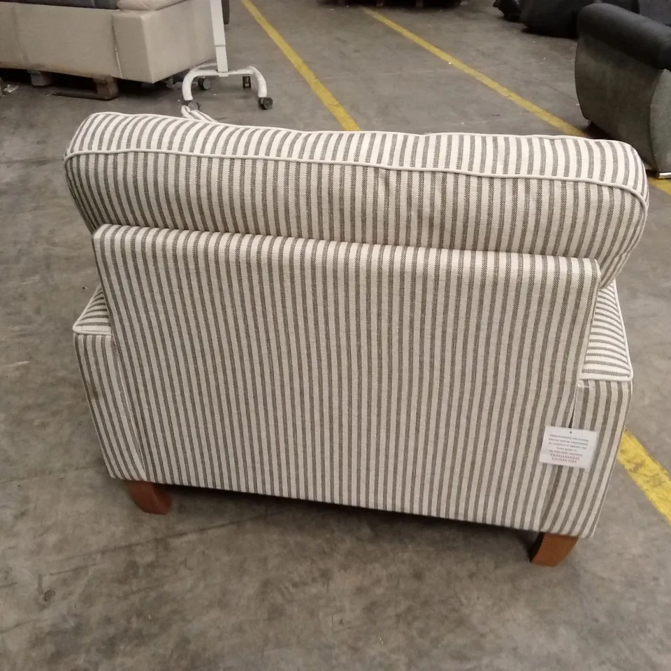 BAY STRIPE SNUGGLE CHAIR RRP £849