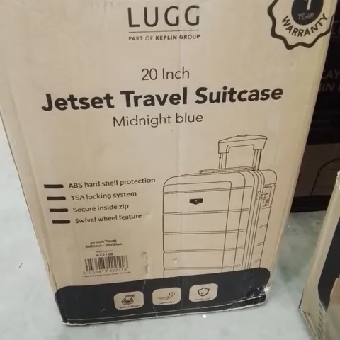 BOXED LUGG JETSET TRAVEL SUITCASE MIDNIGHT BLUE