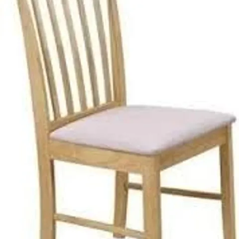 BOXED COLOGNE DINING CHAIR - LIGHT OAK (1 BOX)