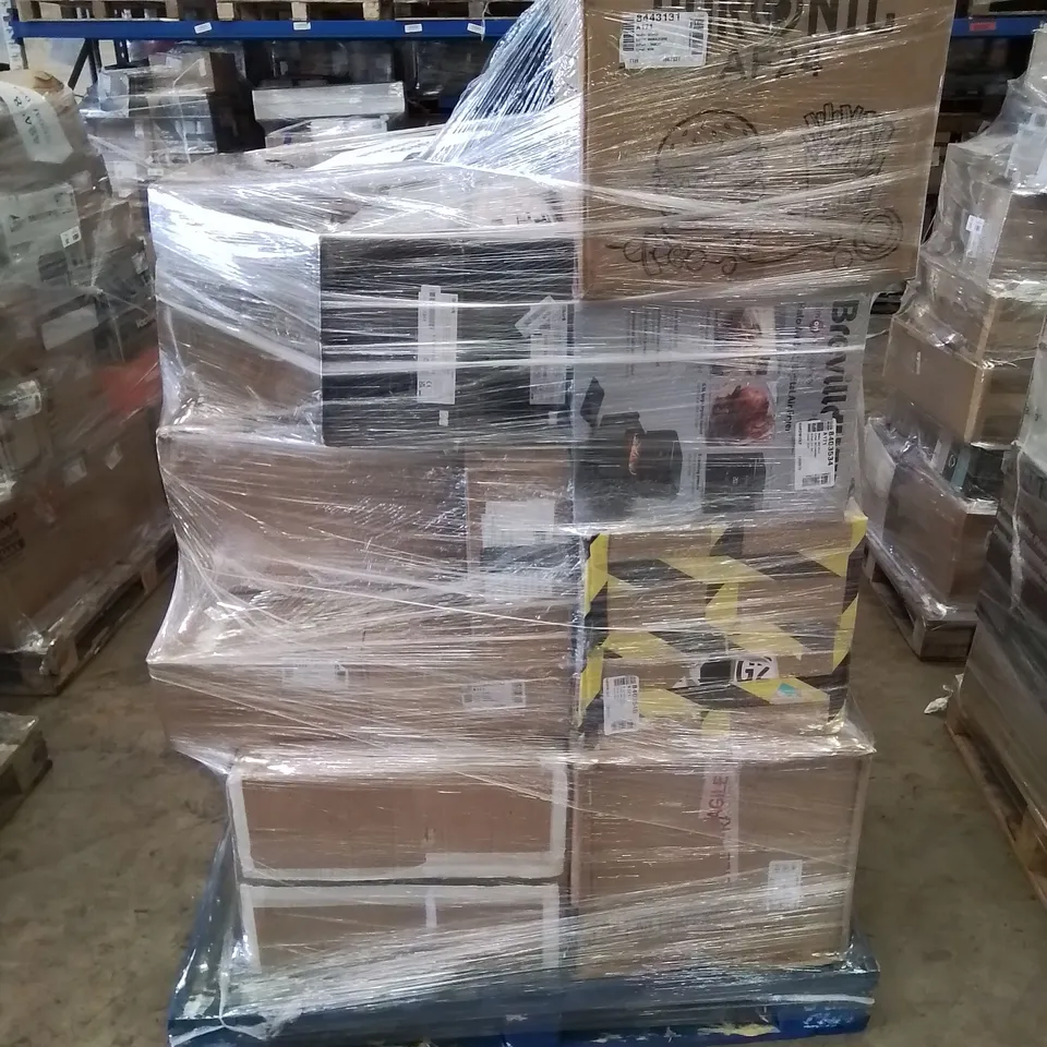 PALLET OF APPROXIMATELY 17 UNPROCESSED RAW RETURN HOUSEHOLD AND ELECTRICAL GOODS TO INCLUDE;