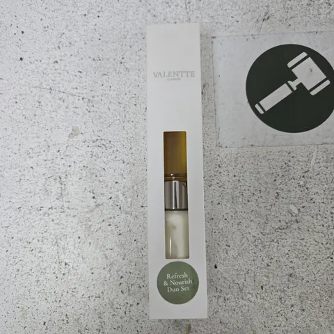 VALENTTE LONDON REFRESH & NOURISH DUO SET β BOXED LEMONGRASS AND ROSEMARY