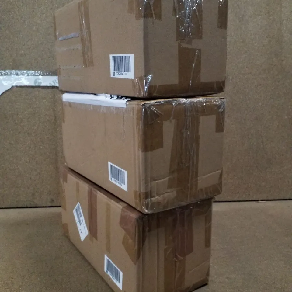 3 BOXED SETS OF 2 ROUND LED SOLAR LIGHTS (3 BOXES)