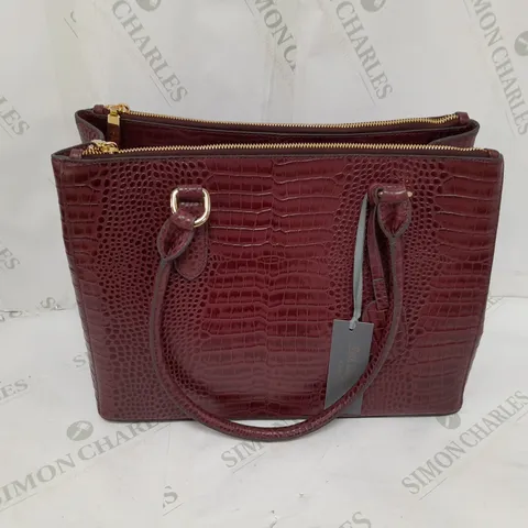 RUTH LANGSFORD LEATHER HANDBAG