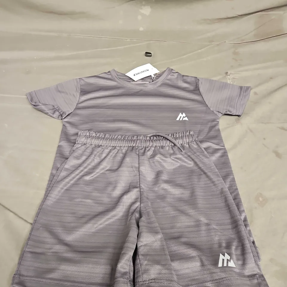 KIDS MONTIREX TEE AND SHORTS - SIZE 128