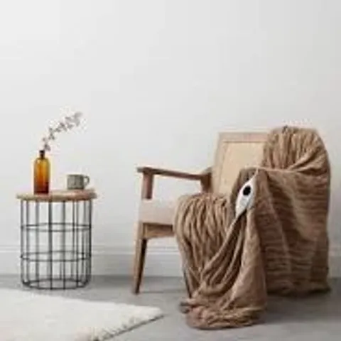 COZEE HOME LUXURY FAUX FUR HEATED THROW