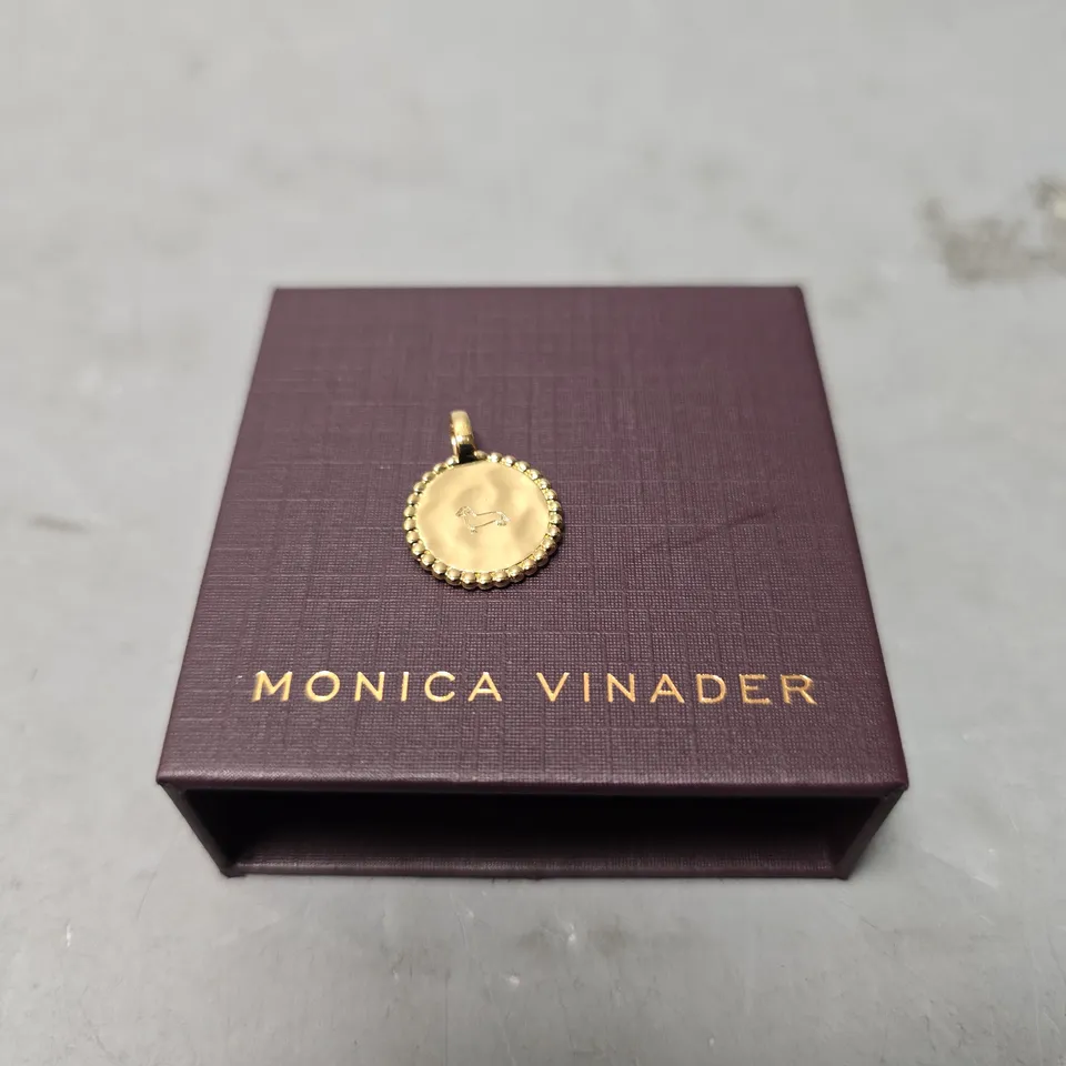 BOXED MONICA VINADER MINI DOG PENDANT 