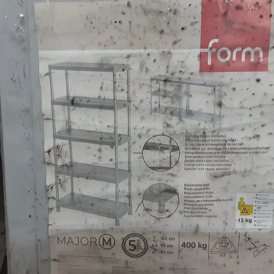 WRAPPED FORM MAJOR M SHELVING UNIT - H182 X W90 X THE CM 