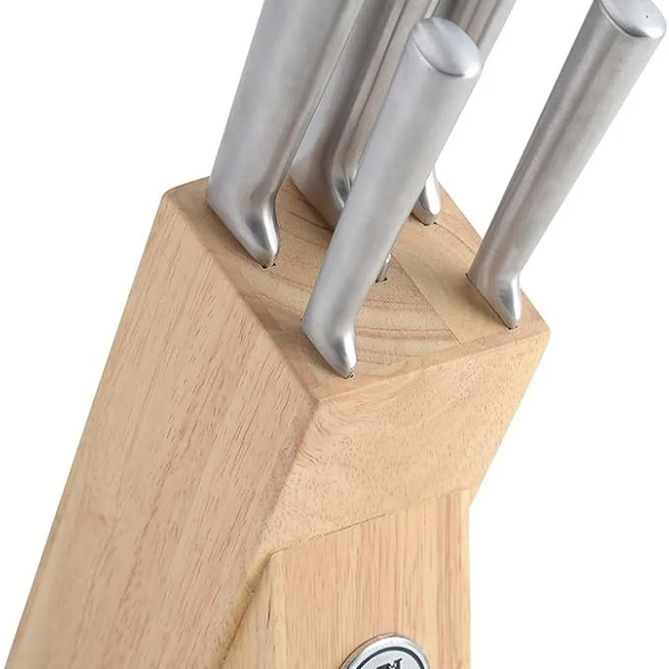 SABATIER CLASSIC PROFESSIONAL CHEF KNIFE AND BLOCK SET