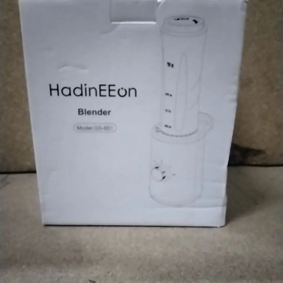 BOXED HADINEEON GS-651 BLENDER WITH ACCESSORIES 