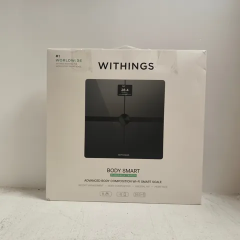 WITHINGS BODY SMART ADVANCED BODY COMPOSITION WI‑FI SCALE – BOXED