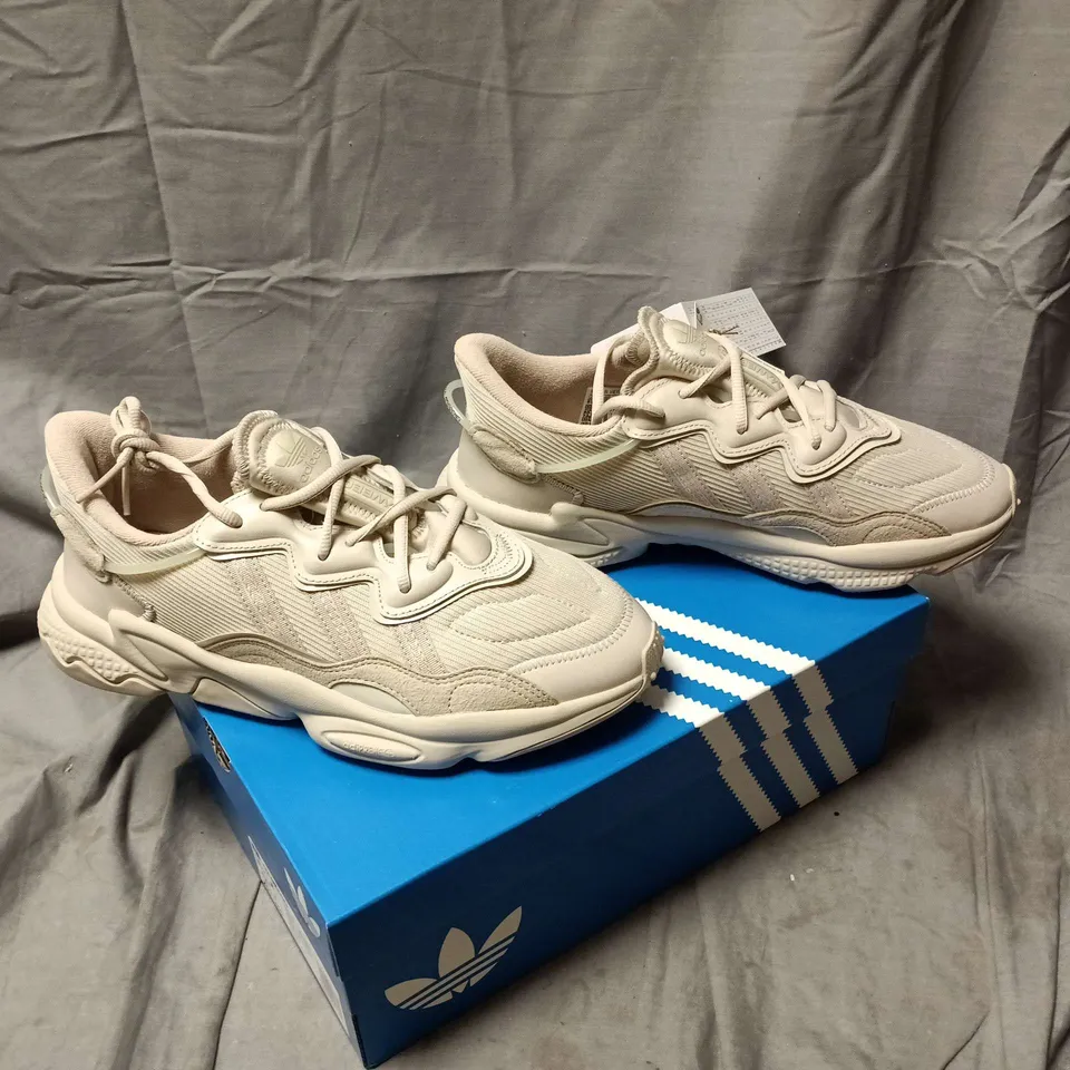 ADIDAS OZWEEGO TRAINERS – BEIGE/STONE - UK SIZE 8