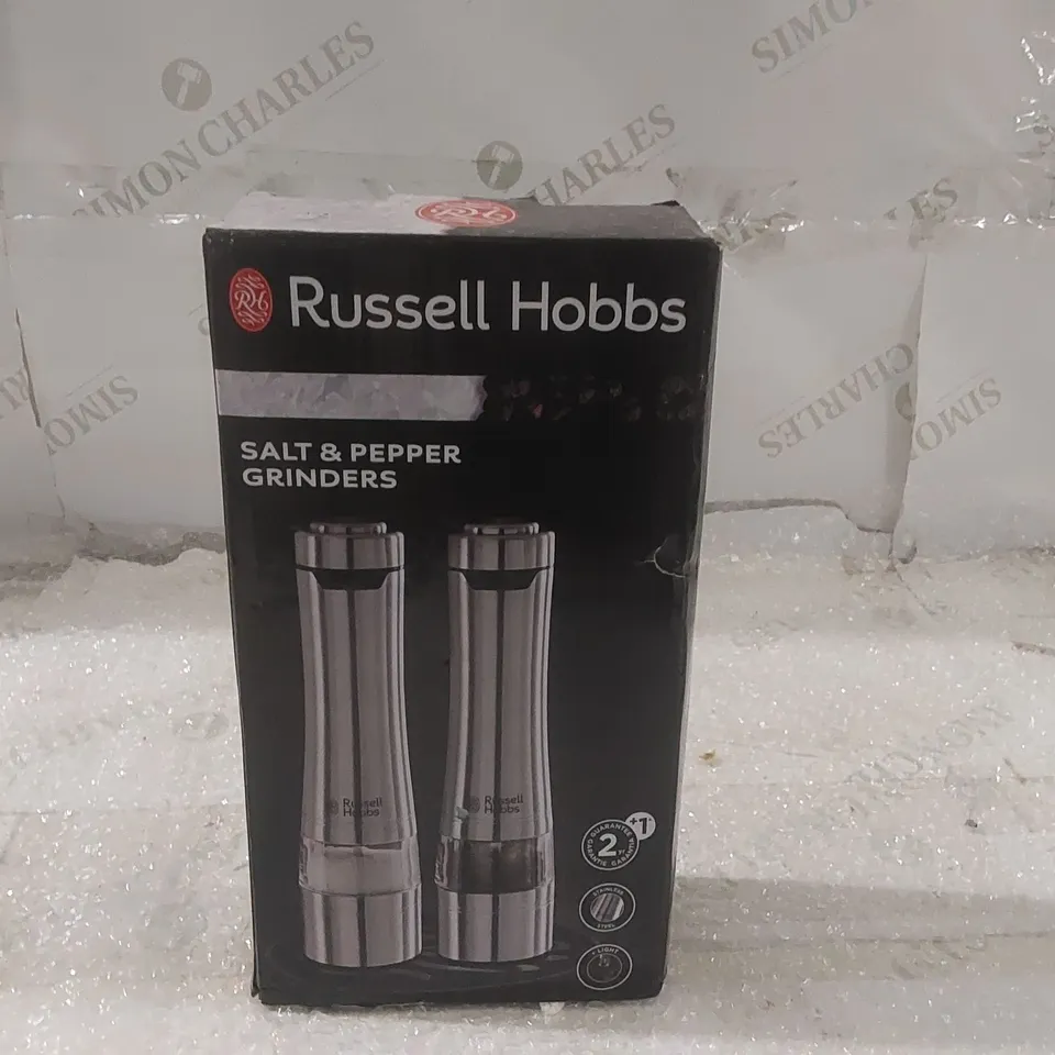 BOXED RUSSELL HOBBS SALT & PEPPER GRINDERS