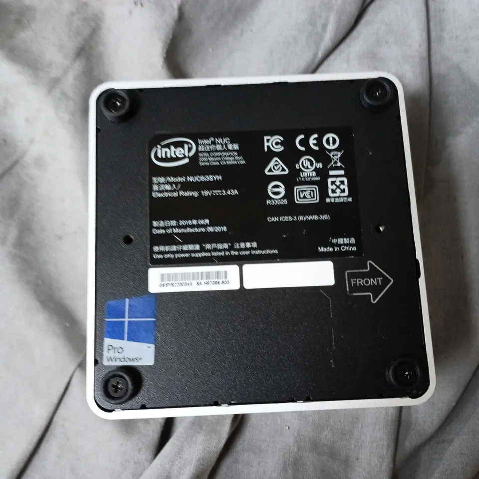 2 X ASSORTED INTEL NUC MINI PC 