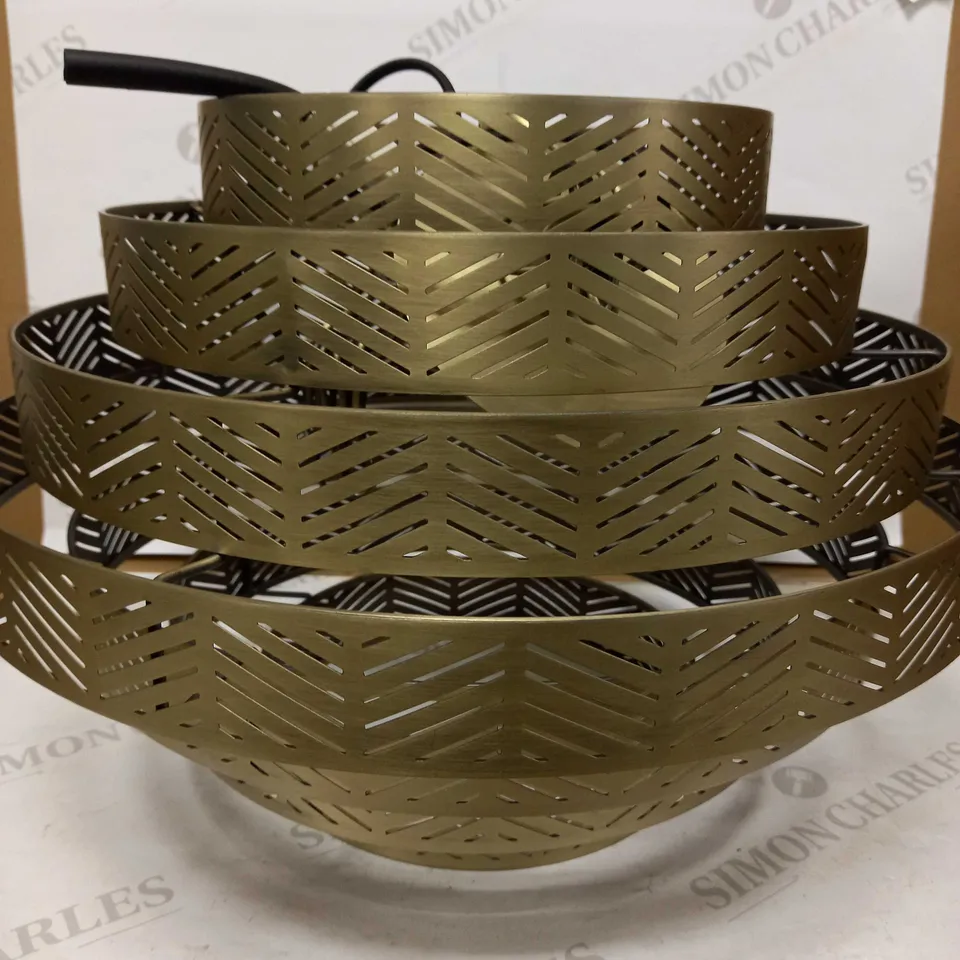 JOHN LEWIS HERRINGBONE CEILING LIGHT FITTING
