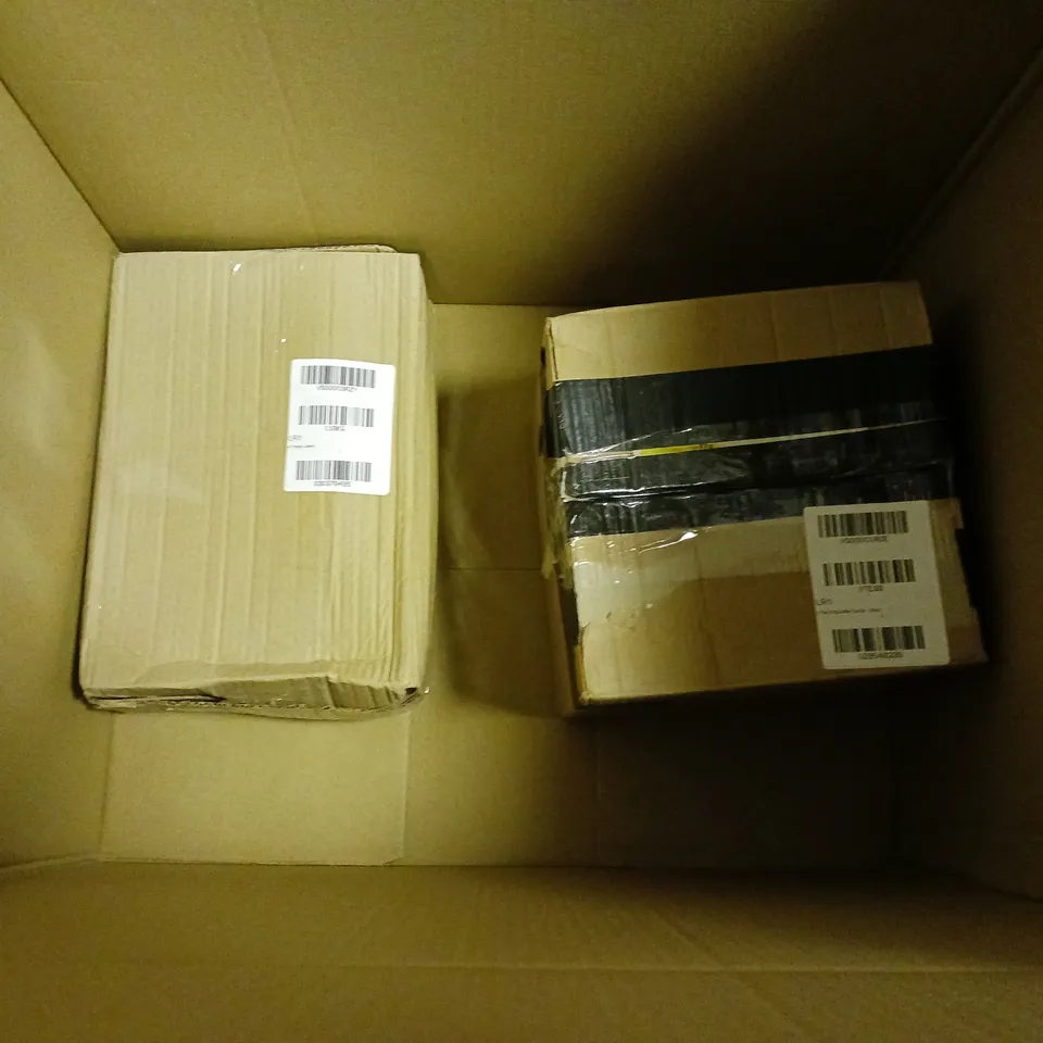 BOX OF APPROX 5 ASSORTED ITEMS TO INCLUDE - BARBIE DESIGNER HOUSE , SCROLL LIGHT , VELVET TABLE LAMP ETC