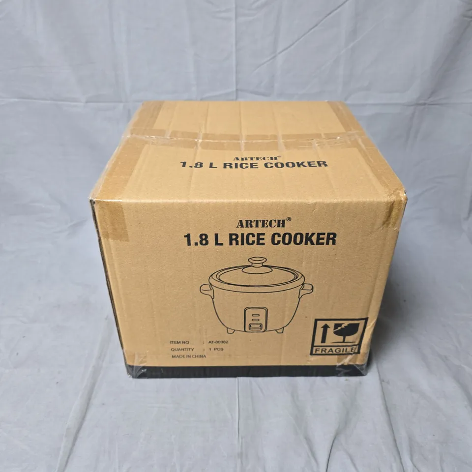 ARTECH 1.8 L RICE COOKER – BOXED