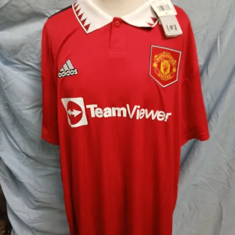 MANCHESTER UNITED FC SIGNED BRUNO FERNANDES 8 22/23 HOME JERSEY - XL