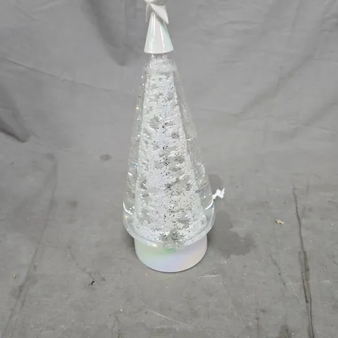 BOX OF APPROXIMATELY 10 ASSORTED ITEMS TO INCLUDE: CHRISTMAS TREE SNOWGLOBE 
