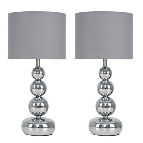 BOXED ETTINGER 35cm TABLE LAMP - SET OF 2