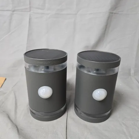 GARDEN STORIES SET OF 2 MOTION SENSOR UP AND DOWN SOLAR WALL LIGHTS