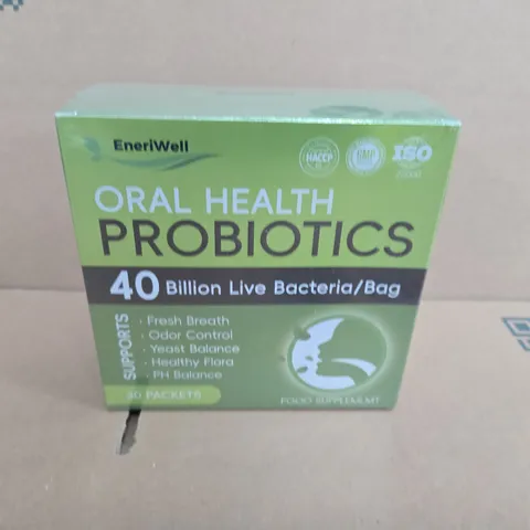 ENERIWELL ORAL HEALTH PROBIOTICS – 40 BILLION LIVE BACTERIA DIETARY SUPPLEMENT 