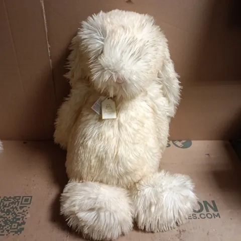 LARGE JELLYCAT SPRINGLOWE LUXE BUNNY – PLUSH BEIGE BUNNY