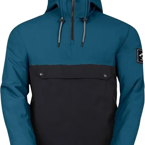BRAND NEW DARE2B FREERIDE OVERHEAD WATERPROOF SKI JACKET IN KINGFISHER BLUE/BLACK - MEDIUM