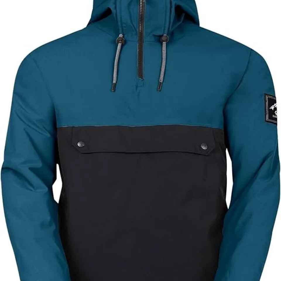 BRAND NEW DARE2B FREERIDE OVERHEAD WATERPROOF SKI JACKET IN KINGFISHER BLUE/BLACK - MEDIUM