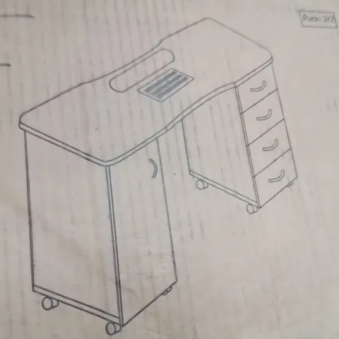 BOXED MANICURE TABLE