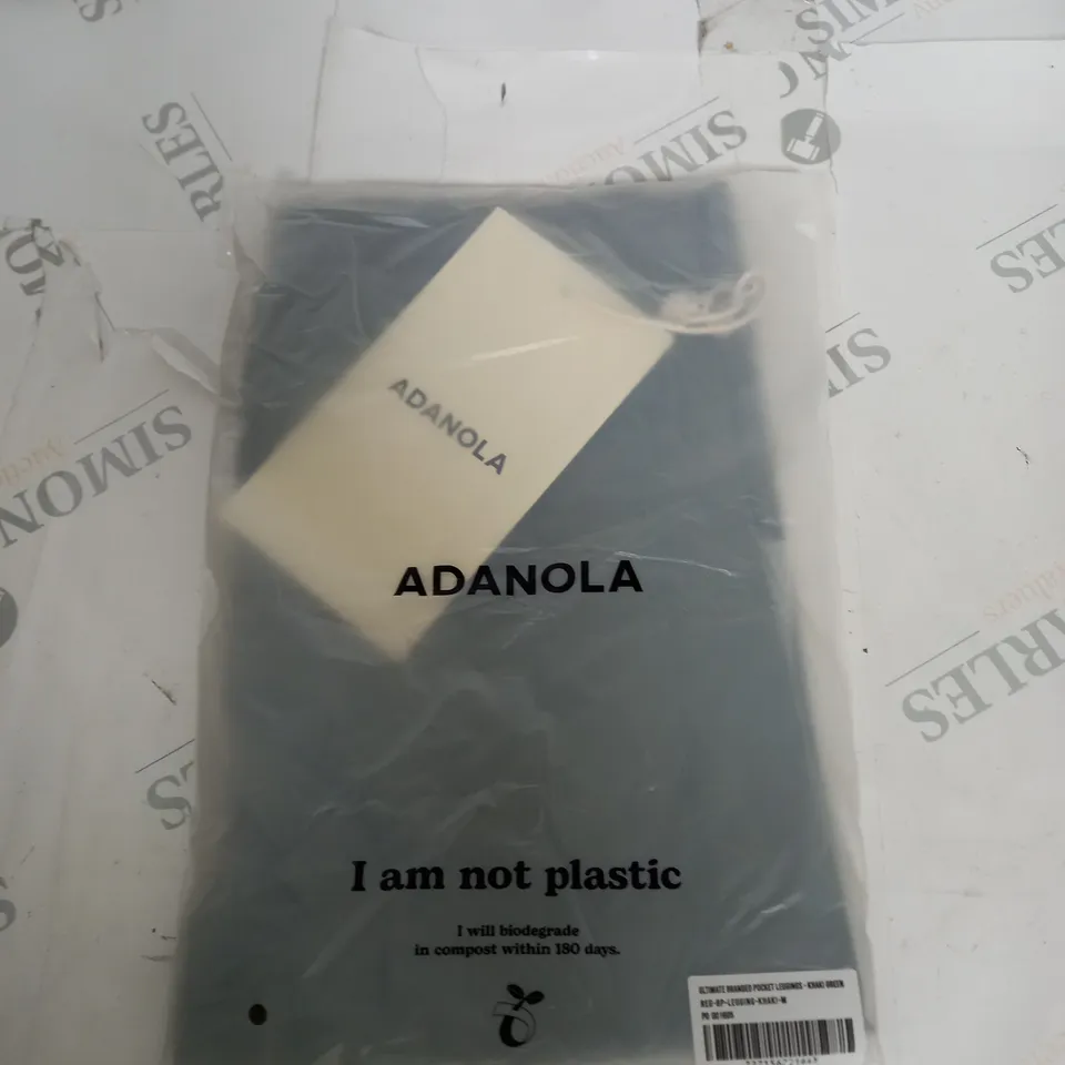 BAGGED ADANOLA ULTIMATE BRANDED POCKET LEGGINGS SIZE M